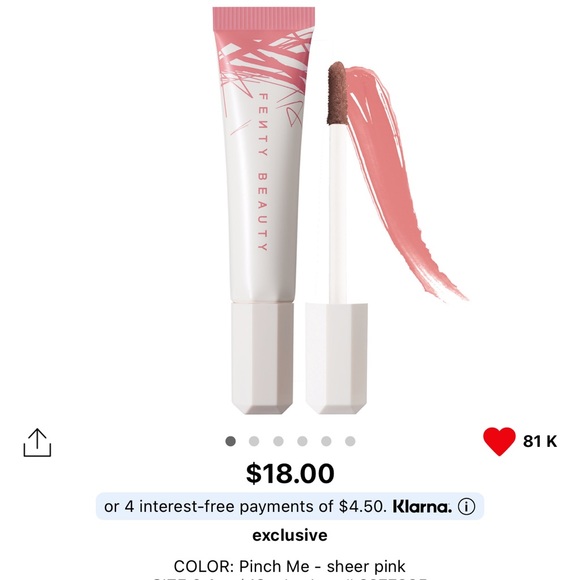 2 Lip Fenty Pro Kiss’r Luscious Balm Brand New - Picture 3 of 4